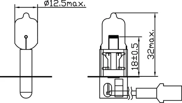 Kramp - B2417 - Glühlampe H3 24V 70W PX22S Kramp