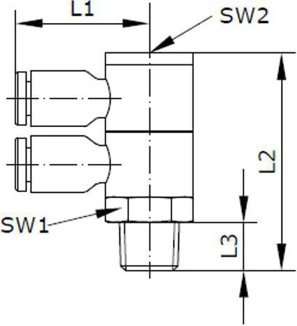Kramp - BC2S1212P - Steckfitting
