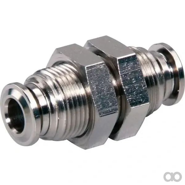 Kramp - BHC12B - Gerades Durchsteck-Steckfitting 12mm