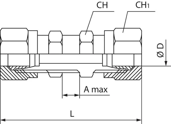 Kramp - BHCR8 - Bulkhead-Klemmring-Paar