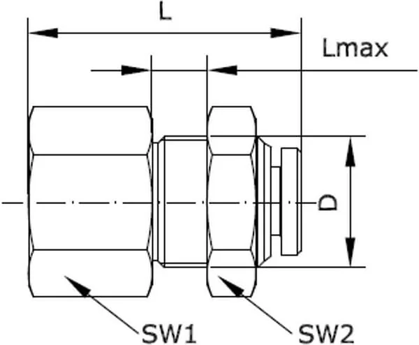 Kramp - BHFT418B - Steckverschraubung