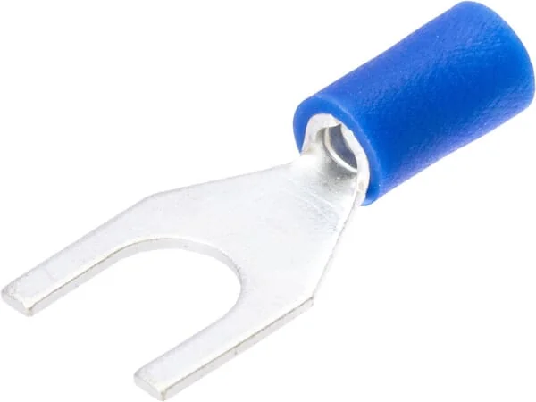 Kramp Blister - KRLA9110P06B - Gabelkabelschuh, Blau 5mm 1,5-2,5mm²