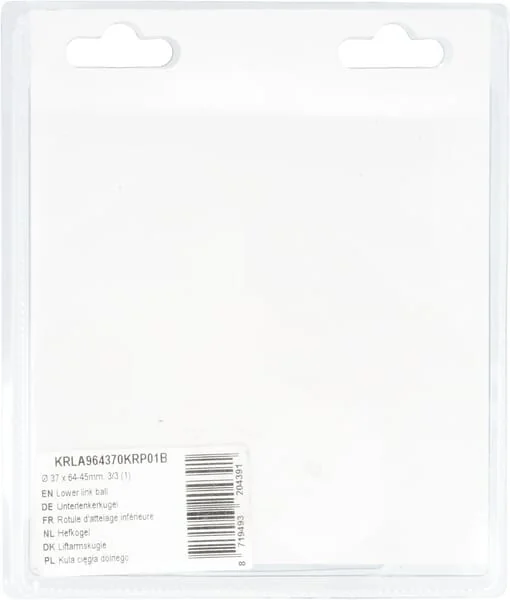 Kramp Blister - KRLA964370KRP01B - Unterlenkerkugel Diameter 37 x 64-45mm, 3/3