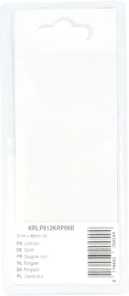 Kramp Blister - KRLP812KRP06B - Splint 8 mm x 48 mm (6)