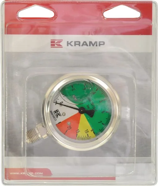 Kramp Blister - KRMA630825P01B - Sprayer-Druckmanometer Diameter 63mm x 0-8-25 bar (1)