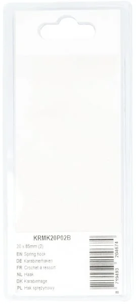 Kramp Blister - KRMK20P02B - Federhaken 20 x 85 mm (2)
