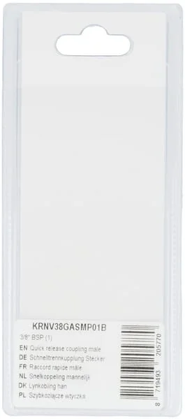 Kramp Blister - KRNV38GASMP01B - Schnellkupplung Buchse 3/8" BSP (1)