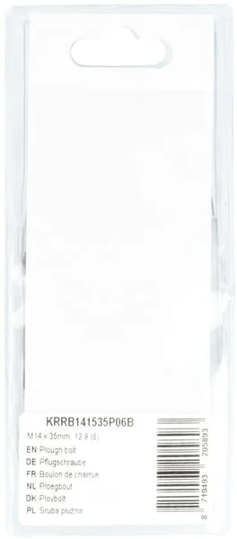 Kramp Blister - KRRB141535P06B - Pflugschraube M14 x 35mm, 12.9 (6)