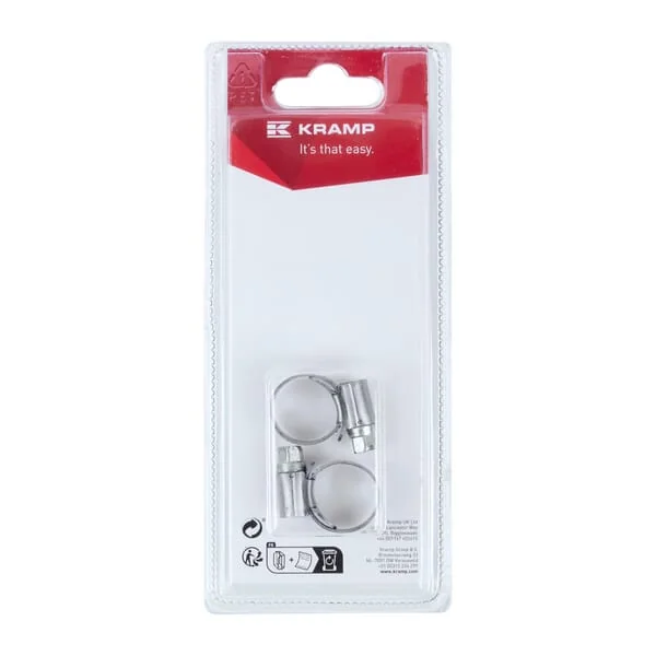 Kramp Blister - KRRVS1117P02B - Schlauchschelle Edelstahl 11mm 17mm (2)