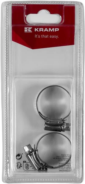 Kramp Blister - KRRVS1928P02B - Schlauchschelle Edelstahl 19mm 28mm (2)