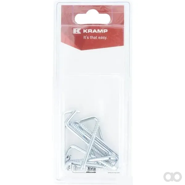 Kramp Blister - KRSD060EP10B - Einschraubhaken 3,9 x 60 mm (10)