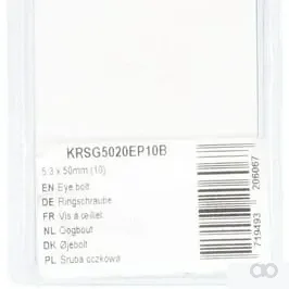 Kramp Blister - KRSG5020EP10B - Augenschraube 5,3 x 50 mm (10)