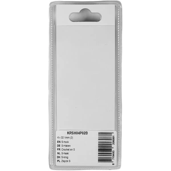 Kramp Blister - KRSH04P02B - S-Haken 4 x 32,1 mm (2)