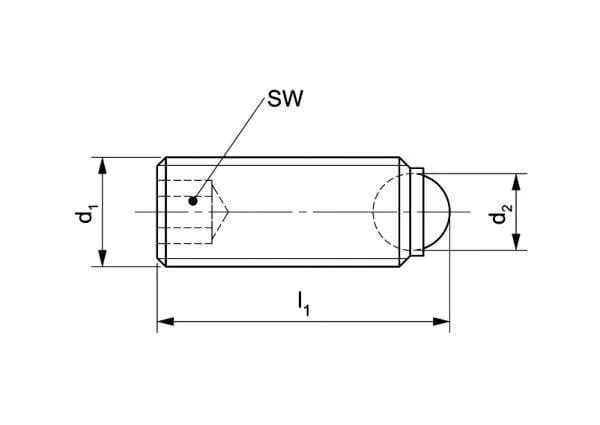 Kramp - BPSA1025B - Schraube M10x25 Typ A