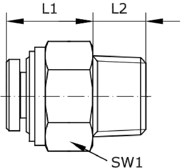 Kramp - BSCS418B - Steckfitting