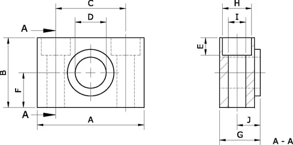 Kramp - CFP100125 - Gabelkopf, 1 Paar