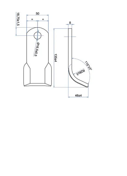 Kramp - CK3020 - Flail Blade Humus