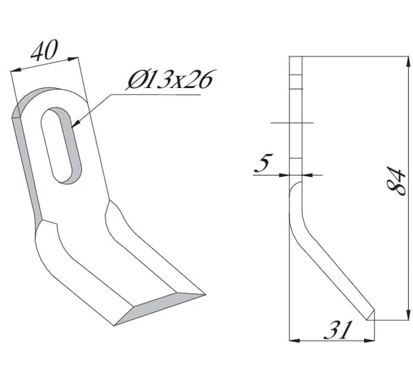 Kramp - CK5540 - Mulchmesser SMA