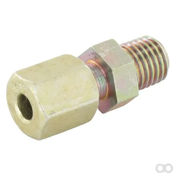 Kramp - CLGEV4LL60M8K - Männliches Stiftschraubkupplung 4LL M8K 60°