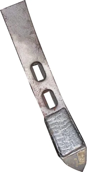 Kramp - CP36050CN - Kultivatorzinke 350x50x20mm, Gehaertet, Gebogen, 2-Loch