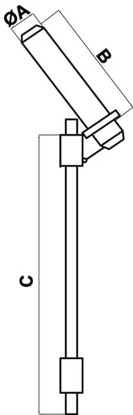 Kramp - CP48KR - Patentstift 50 CM Stahl gerade
