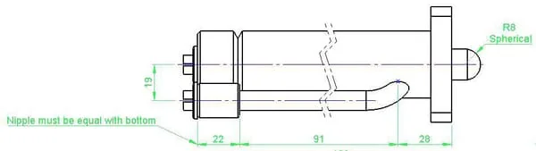 Kramp - D162555CW0 - Zylinder Quick Change CW0