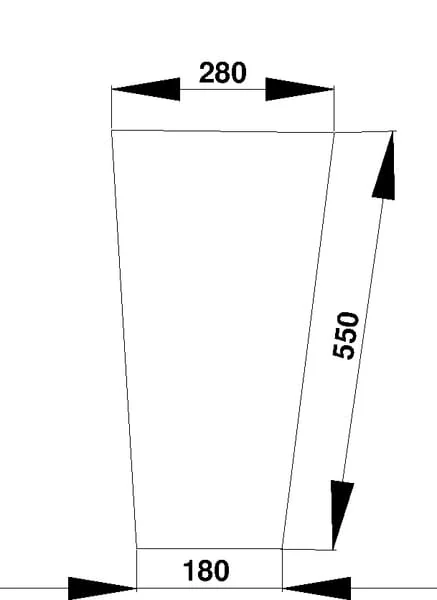 Kramp - D4002 - Windschutzscheibe Unten