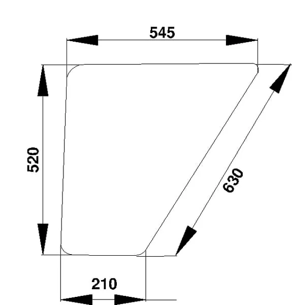 Kramp - D4004 - Untere Tuerscheibe