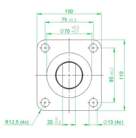 Kramp - D4060110CWV3 - Zylinder Schnellentriegelung CWV3