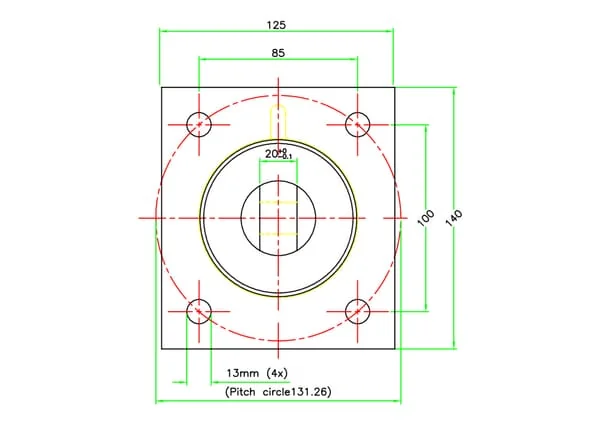 Kramp - D4070130CW5 - Zylinder Schnellwechsel CW5