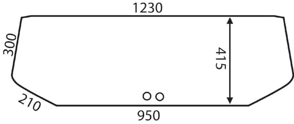 Kramp - D6748 - Heckfenster SC Unter
