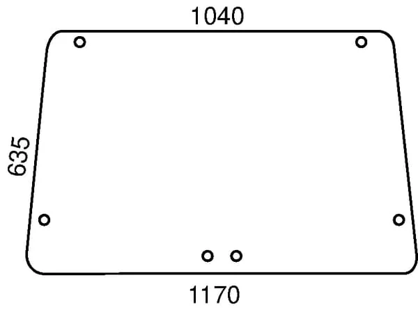 Kramp - D6772 - Heckscheibe oben