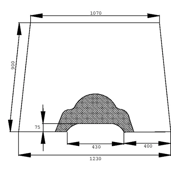 Kramp - D6932 - Frontscheibe Oben