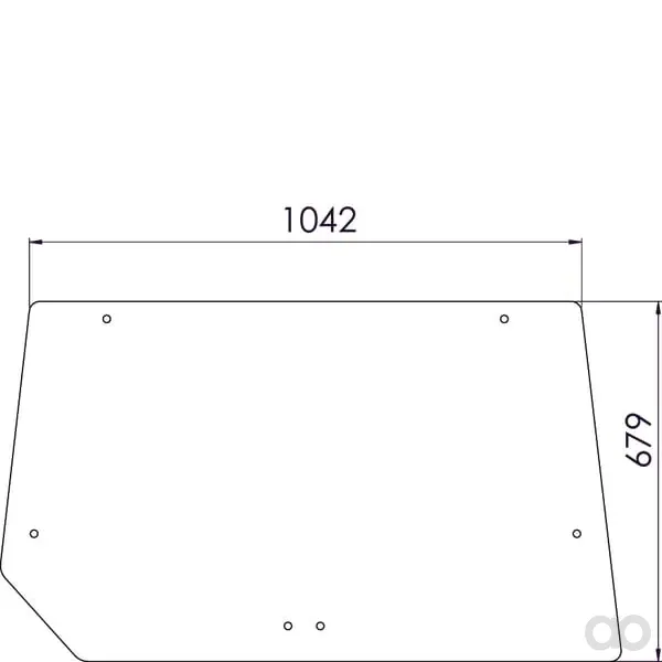 Kramp - D7094 - Oberes Hinteres Fenster
