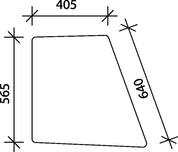 Kramp - D7102 - Tuerglas Oben