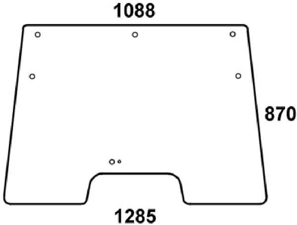 Kramp - D7781T - Frontscheibe Oeffnend