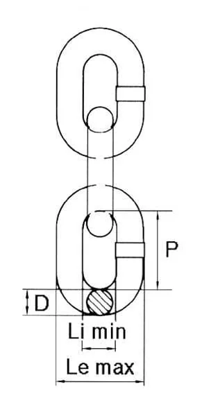 Kramp - D78060G100 - Hubkette Diameter 6mm x 18mm G100 Kramp