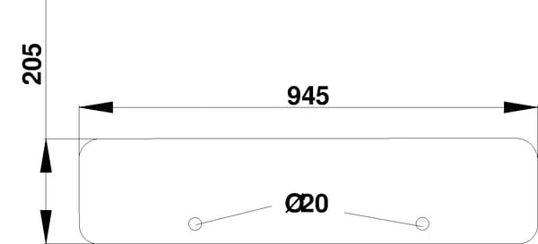 Kramp - D8058 - Heckscheibe Unten