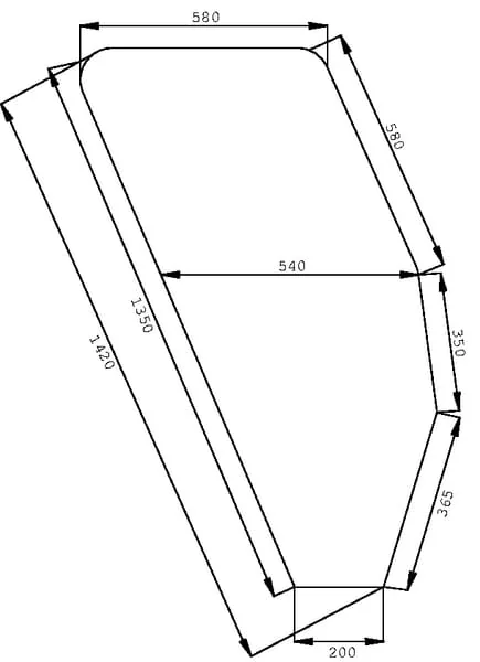 Kramp - D9006T - Tuerrahmen