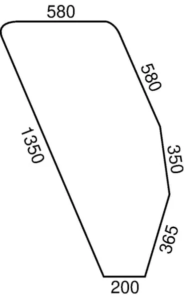 Kramp - D9007T - Tuerrahmen