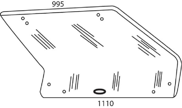 Kramp - D9016 - Heckfenster Oben