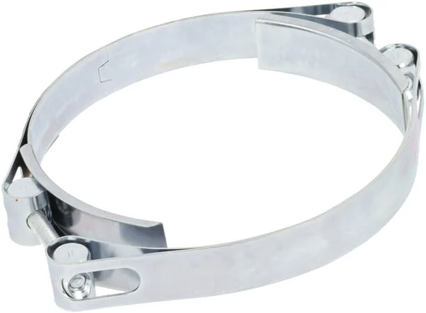 Kramp - DBHC155165 - Schlauchschelle, 155-165mm Doppelschraube, Doppelband DIN912 Verzinkt Kramp