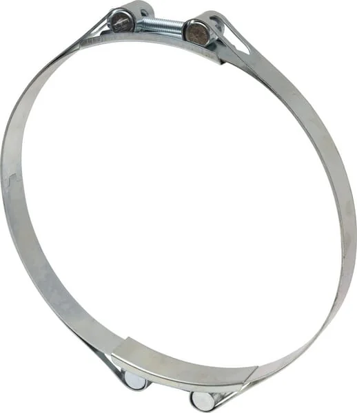 Kramp - DBHC210220 - Schlauchschelle, 210-220mm Doppelschraube, Doppelband DIN912 Verzinkt Kramp