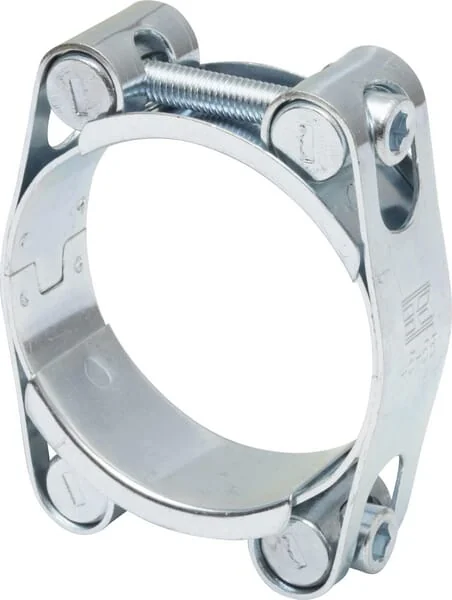 Kramp - DBHC4555 - Schlauchschelle, 45-55mm Doppelbolzen, Doppelband DIN912 Verzinkt Kramp