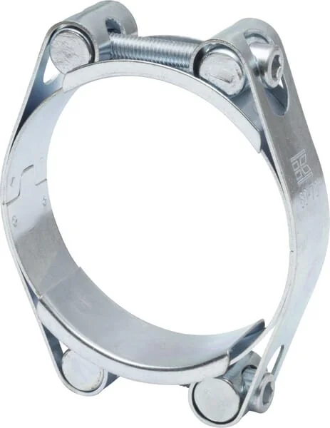 Kramp - DBHC6070 - Schlauchschelle, 60-70mm Doppelbolzen, Doppelband DIN912 Verzinkt Kramp