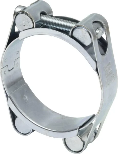 Kramp - DBHC6575 - Schlauchschelle, 65-75mm Doppelbolzen, Doppelband DIN912 Verzinkt Kramp