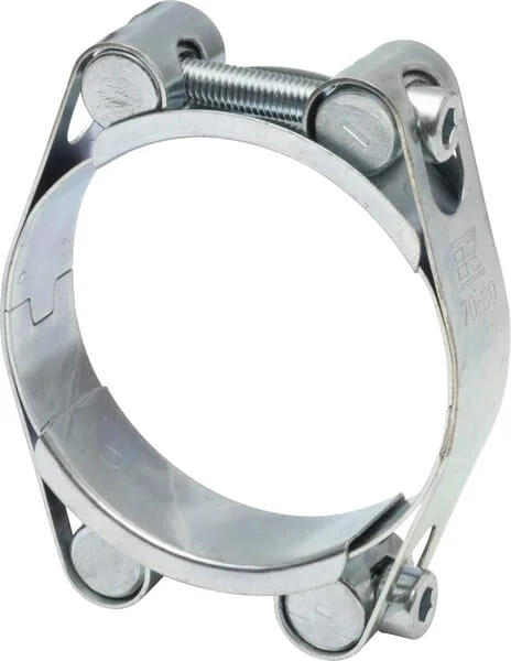 Kramp - DBHC7080 - Schlauchschelle, 70-80mm Doppelbolzen, Doppelband DIN912 Verzinkt Kramp