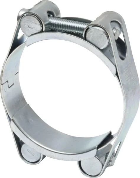 Kramp - DBHC7080 - Schlauchschelle, 70-80mm Doppelbolzen, Doppelband DIN912 Verzinkt Kramp