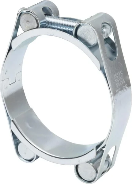 Kramp - DBHC7585 - Schlauchschelle, 75-85mm Doppelbolzen, Doppelband DIN912 Verzinkt Kramp
