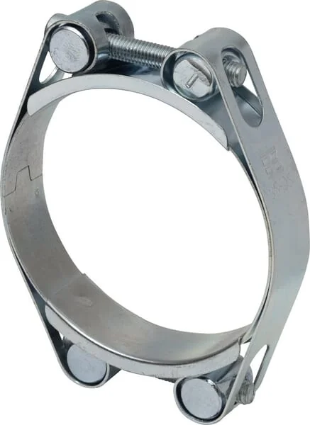 Kramp - DBHC8595 - Schlauchschelle, 85-95mm Doppelbolzen, Doppelband DIN912 Verzinkt Kramp